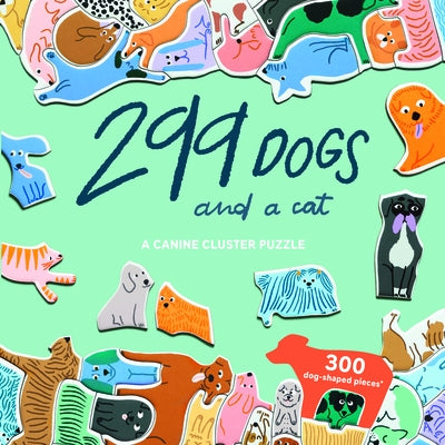 299 Dogs (and a Cat) 300 Piece Cluster Puzzle: A Canine Cluster Puzzle by Maupetit, L&#233;a