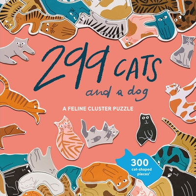 299 Cats (and a Dog) 300 Piece Cluster Puzzle: A Feline Cluster Puzzle by Maupetit, Lea