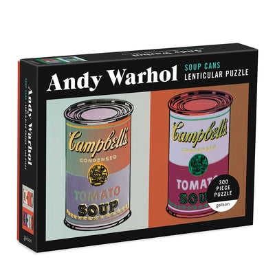 Andy Warhol Soup Cans 300 Piece Lenticular Puzzle by Warhol, Andy